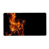 たき火 ラベル (正面)