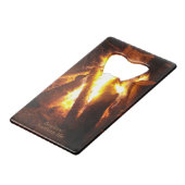 たき火！北の人 クレジットカード栓抜き (正面アングル)