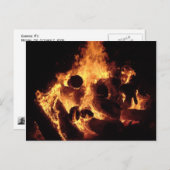 たき火#3 ポストカード (正面/裏面)