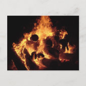 たき火#3 ポストカード (正面)