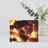 たき火#4 ポストカード (スタンド正面)