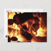 たき火#4 ポストカード (正面/裏面)