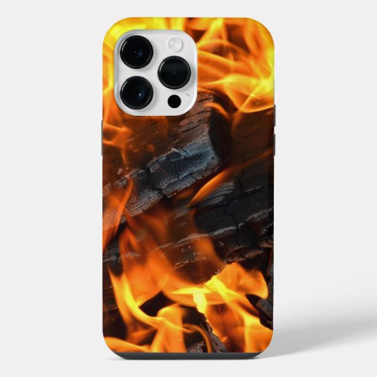 たき火 iPhoneケース (裏面)