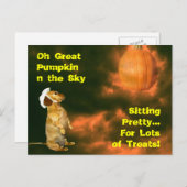 たくかわいらしさんのおやつに座る ポストカード (正面/裏面)