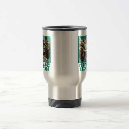 たくさんありがとうのPhidippidesのおもしろいなマラソンのティー トラベルマグ (中央)