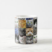 たくさんのかわいい猫 猫好きのためのコーヒーマグ コーヒーマグカップ (中央)