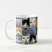 たくさんのかわいい猫 猫好きのためのコーヒーマグ コーヒーマグカップ (左)