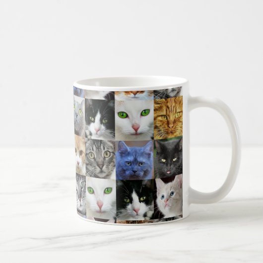 たくさんのかわいい猫 猫好きのためのコーヒーマグ コーヒーマグカップ (右)