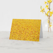 たくさんのアヒル カード (黄色い花)