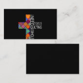 たくさんのイエスとキルティング裁縫 名刺 (正面/裏面)