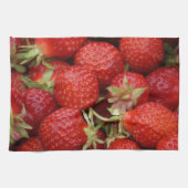 たくさんのイチゴ キッチンタオル (横)
