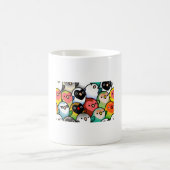 たくさんのインコ コーヒーマグカップ (中央)