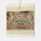 たくさんのエッグノッグ! セラミックオーナメント (左)