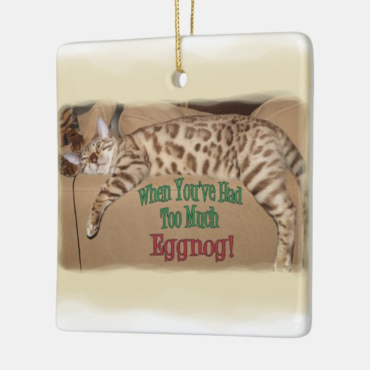 たくさんのエッグノッグ! セラミックオーナメント (左)