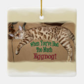 たくさんのエッグノッグ! セラミックオーナメント (裏面)