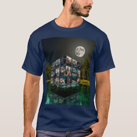 たくさんのオカミ Tシャツ (正面)