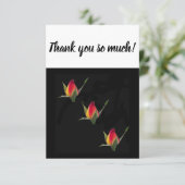 たくさんのカードにバラの芽を サンキューカード (スタンド正面)