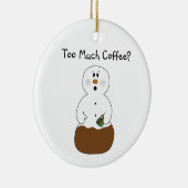たくさんのコーヒーオーナメント セラミックオーナメント (右)