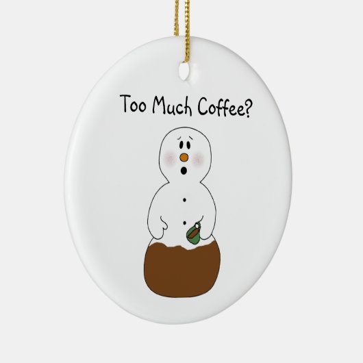 たくさんのコーヒーオーナメント セラミックオーナメント (右)