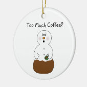 たくさんのコーヒーオーナメント セラミックオーナメント (左)