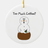 たくさんのコーヒーオーナメント セラミックオーナメント (裏面)