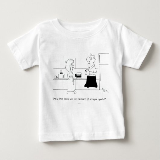 たくさんのコーヒー ベビーTシャツ (正面)