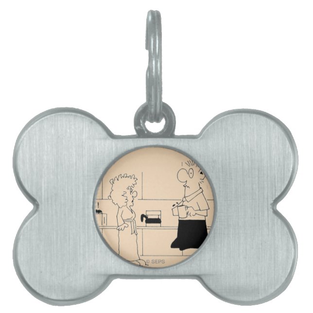 たくさんのコーヒー ペットネームタグ (正面)