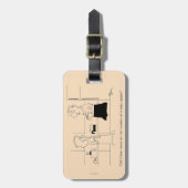 たくさんのコーヒー ラゲッジタグ (正面縦)