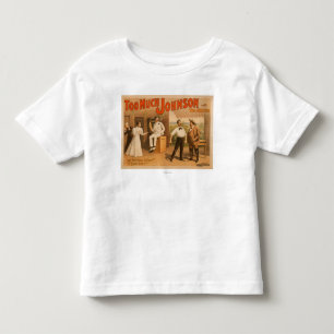 "たくさんのジョンソン" -劇場を戦っている2人 トドラーTシャツ