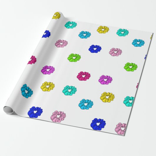 たくさんのスクランチVSCOガール ラッピングペーパー (アンロールド)