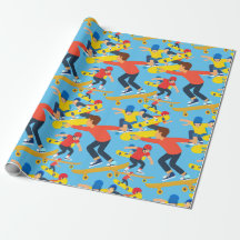 たくさんのスケートボーダー