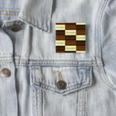 たくさんのチョコレートボタン 缶バッジ (インサイチュ)