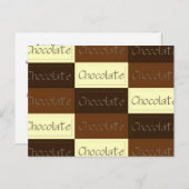 たくさんのチョコレートレシピカード ポストカード (正面/裏面)