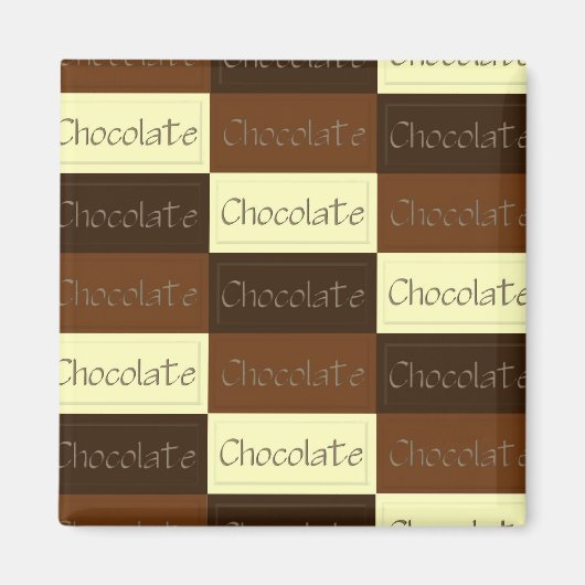 たくさんのチョコレート磁石 マグネット (正面)