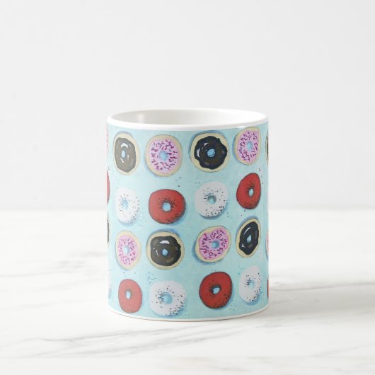 たくさんのドーナツのコーヒー・マグ コーヒーマグカップ (中央)