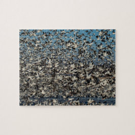 たくさんのハクガン ジグソーパズル