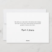 たくさんのハッピーハウリデイズペットおもしろい シーズンカード (裏面)