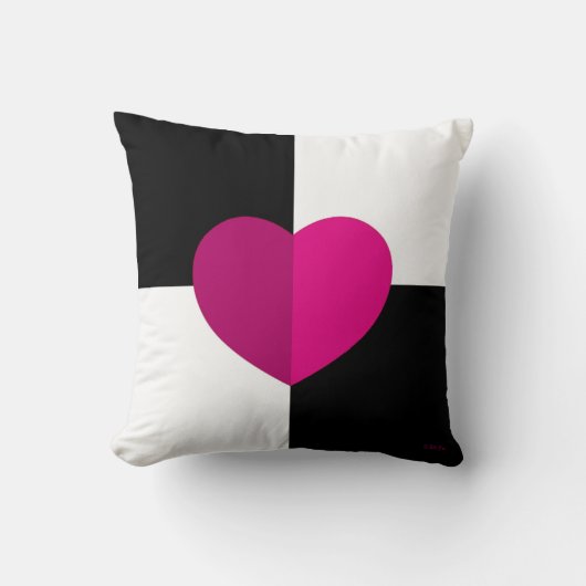 たくさんのハート枕 クッション (正面)