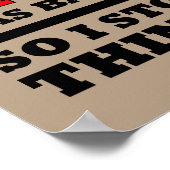 たくさんのベーコンおもしろいなポスター印 ポスター (角)