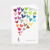 たくさんのラブカードを送る カード (正面)