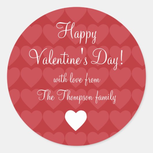 たくさんのラブギフトシール ラウンドシール (正面)