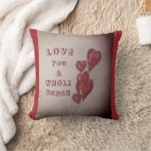 たくさんのラブスロー枕 クッション (ブランケット)