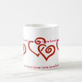 たくさんのラブマグ コーヒーマグカップ (中央)