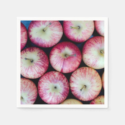 たくさんのリンゴ スタンダードカクテルナプキン (正面)