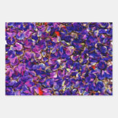 たくさんのルパン花びら ラッピングペーパーシート (正面2)