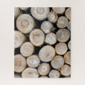 たくさんのログ ジグソーパズル (縦)