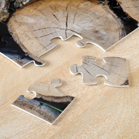 たくさんのログ ジグソーパズル (側面)