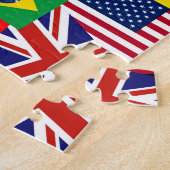 たくさんの世界の国旗 ジグソーパズル (側面)