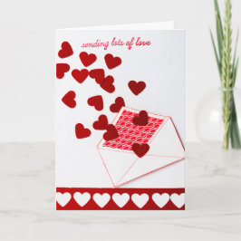 たくさんの愛のバレンタインデイカード シーズンカード