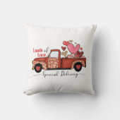 たくさんの愛の特別な配信パーソナライズされた クッション (正面)